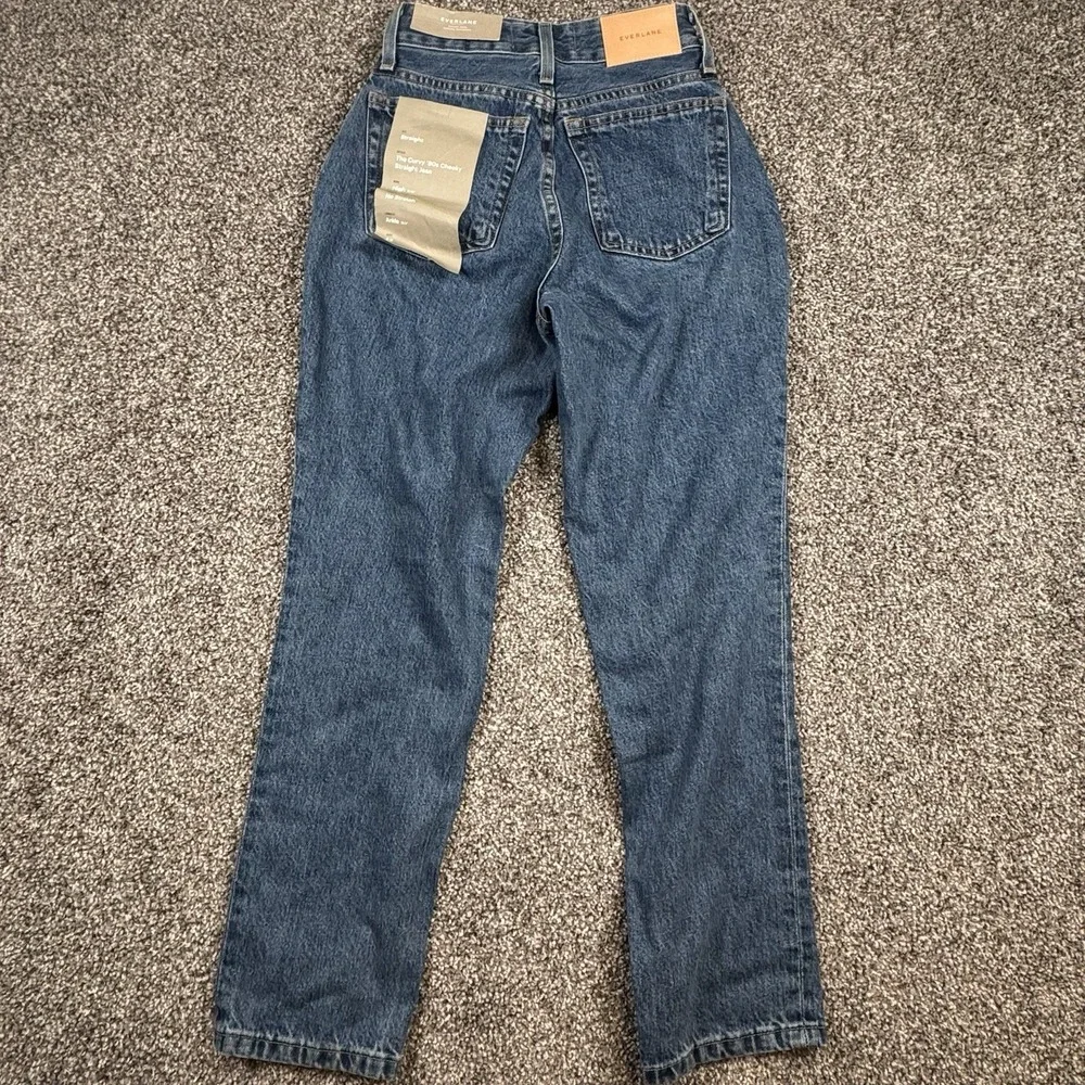 NWT Everlane The Curvy '90s Cheeky Jean High Waist Straight Leg Size 23 Regular - Picture 11 of 12